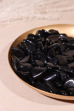 Black Obsidian Tumblestones 10-20mm - Tali & Loz Crystals
