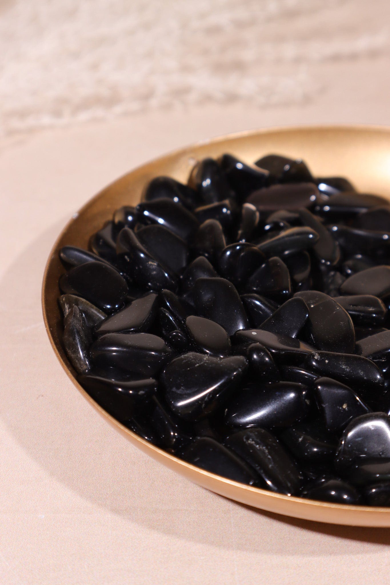 Black Obsidian Tumblestones 10-20mm - Tali & Loz Crystals