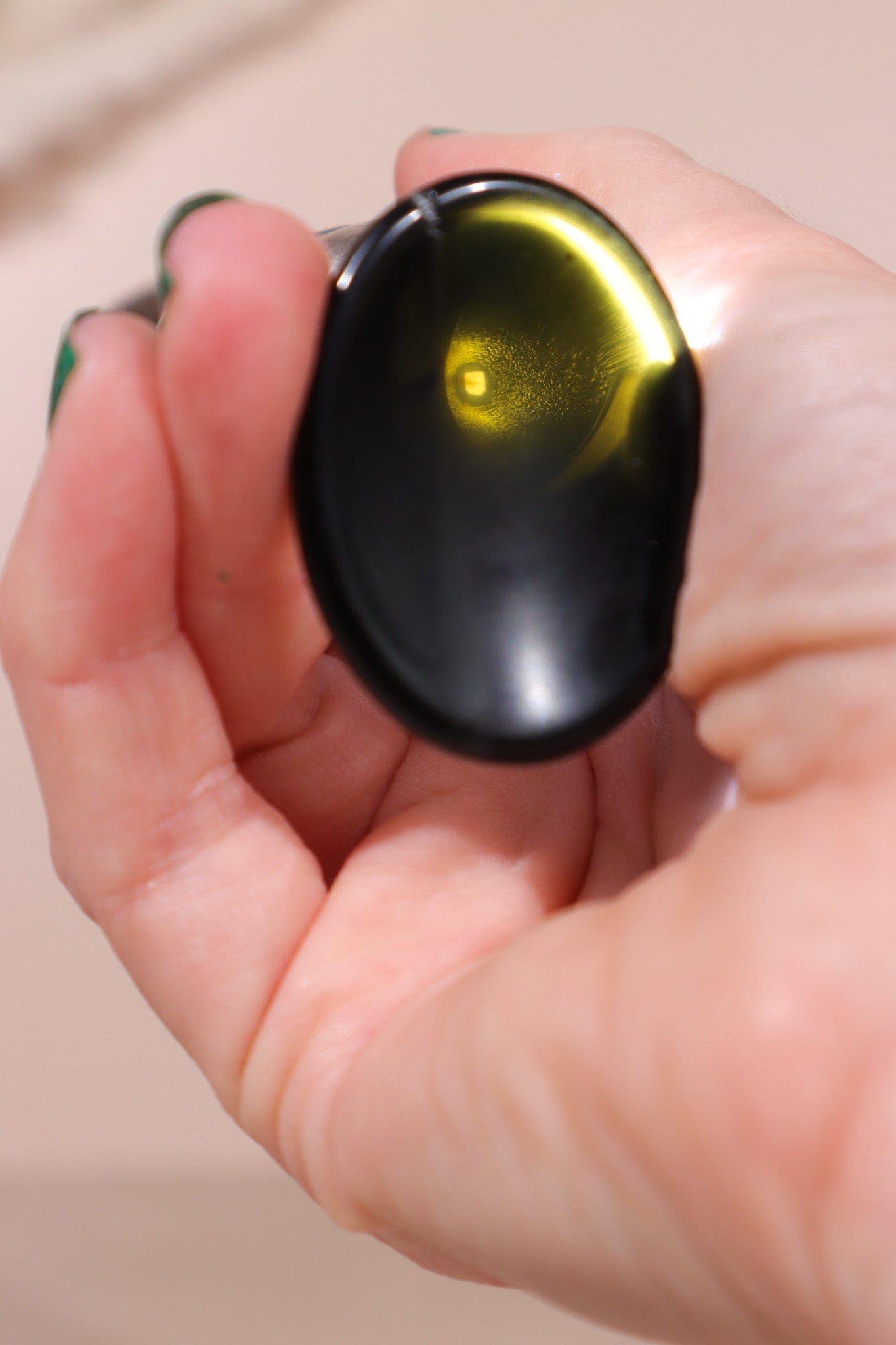 Black Obsidian Worry Stones 4cm - Tali & Loz Crystals