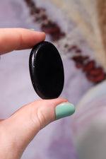 Black Obsidian Worry Stones 4cm Worry Stones Tali & Loz Crystals