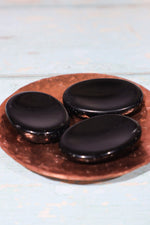 Black Obsidian Worry Stones 4cm Worry Stones Tali & Loz Crystals