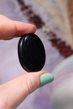 Black Obsidian Worry Stones 4cm Worry Stones Tali & Loz Crystals