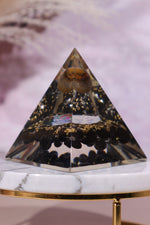 Black Onyx and Tigers Eye Orgone 7.5cm - Tali & Loz Crystals