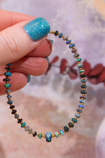 Black Opal Sectioned Bracelet | Gold, 21 cm Jewellery Tali & Loz Crystals