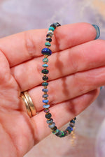 Black Opal Sectioned Bracelet | Gold, 21 cm Jewellery Tali & Loz Crystals