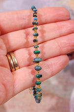 Black Opal Sectioned Bracelet | Gold, 22cm Jewellery Tali & Loz Crystals