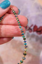 Black Opal Sectioned Bracelet | Gold, 22cm Jewellery Tali & Loz Crystals