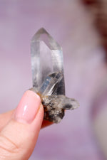 Black Tara Quartz Point | 4.9 cm | Brazil Quartz Tali & Loz Crystals