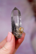 Black Tara Quartz Point | 4.9 cm | Brazil Quartz Tali & Loz Crystals