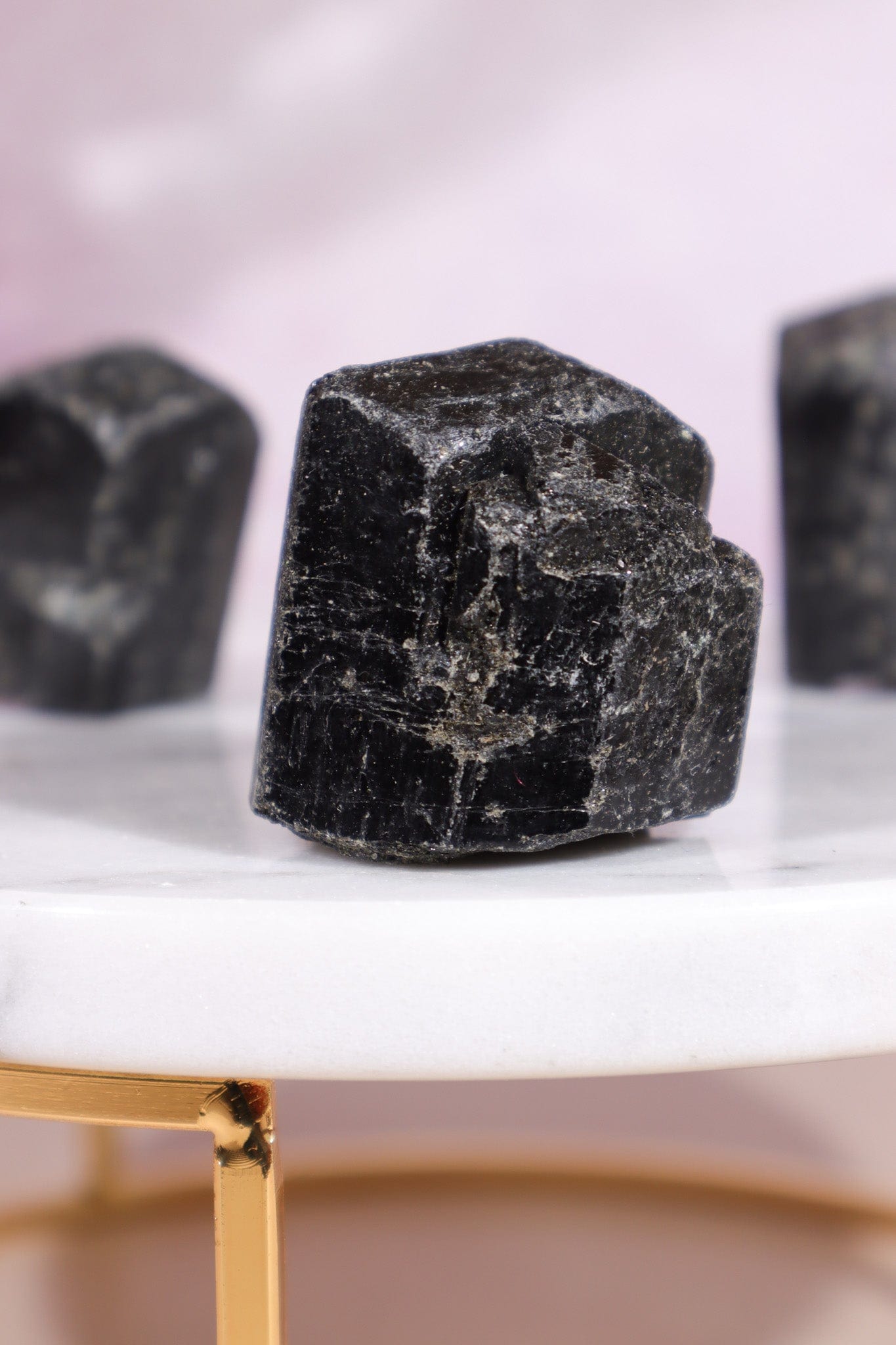 Black Tourmaline Rough Rough Crystals Small Tali & Loz