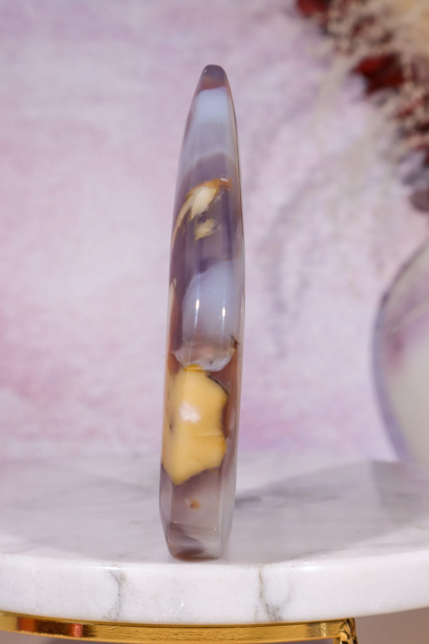 Blue Agate Flame | 9.7cm | Madagascar Flames Tali & Loz Crystals