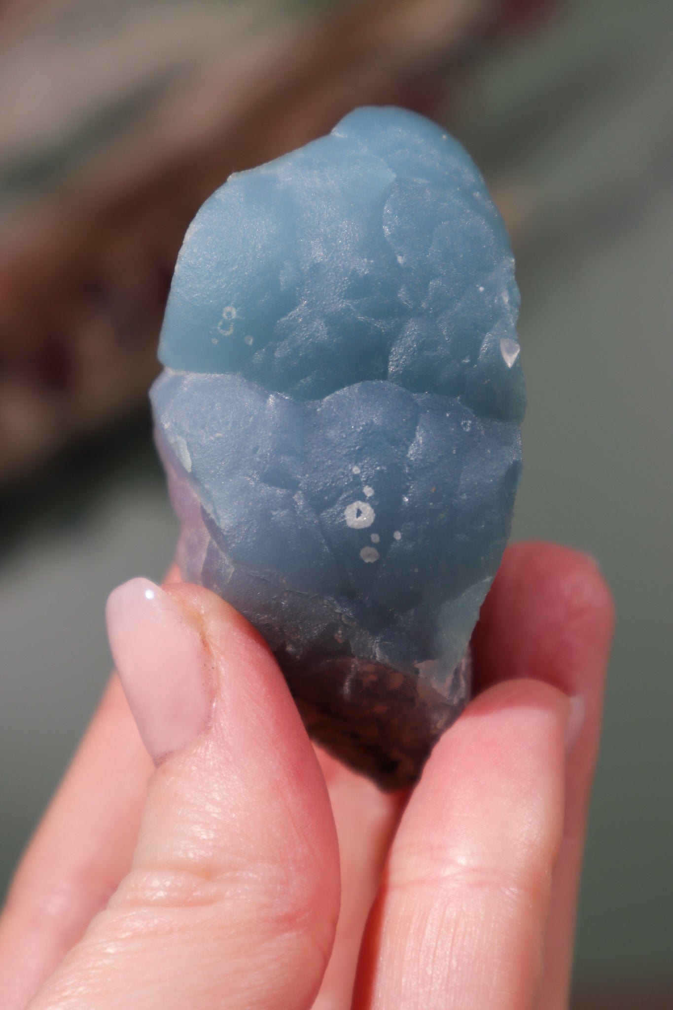 Blue and Pink Smithsonite Specimen 143gr Minerals Tali & Loz Crystals