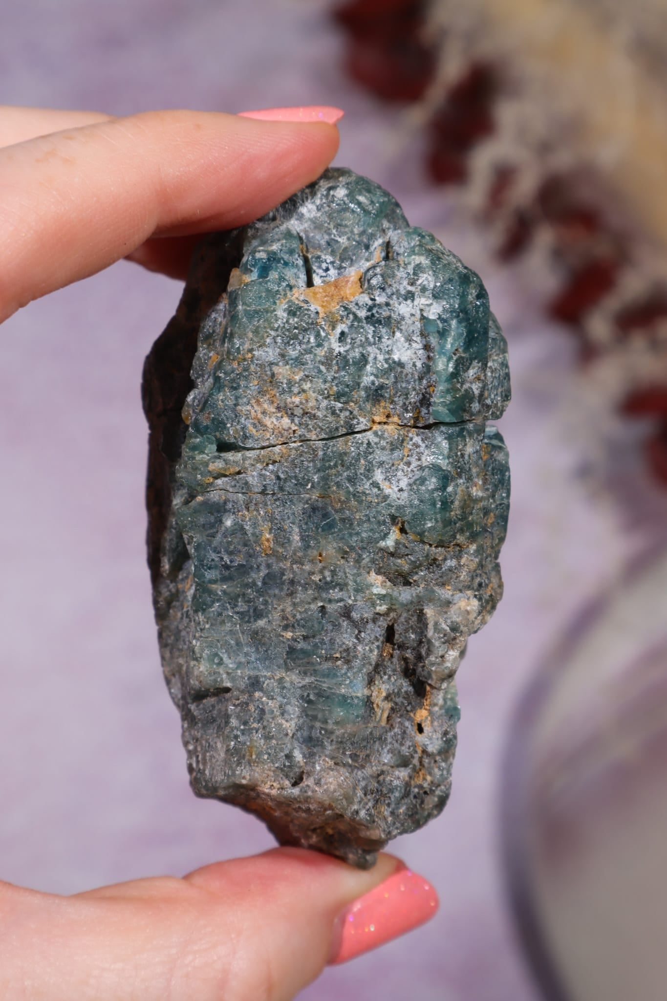 Blue Apatite | 143g | India Minerals Tali & Loz Crystals
