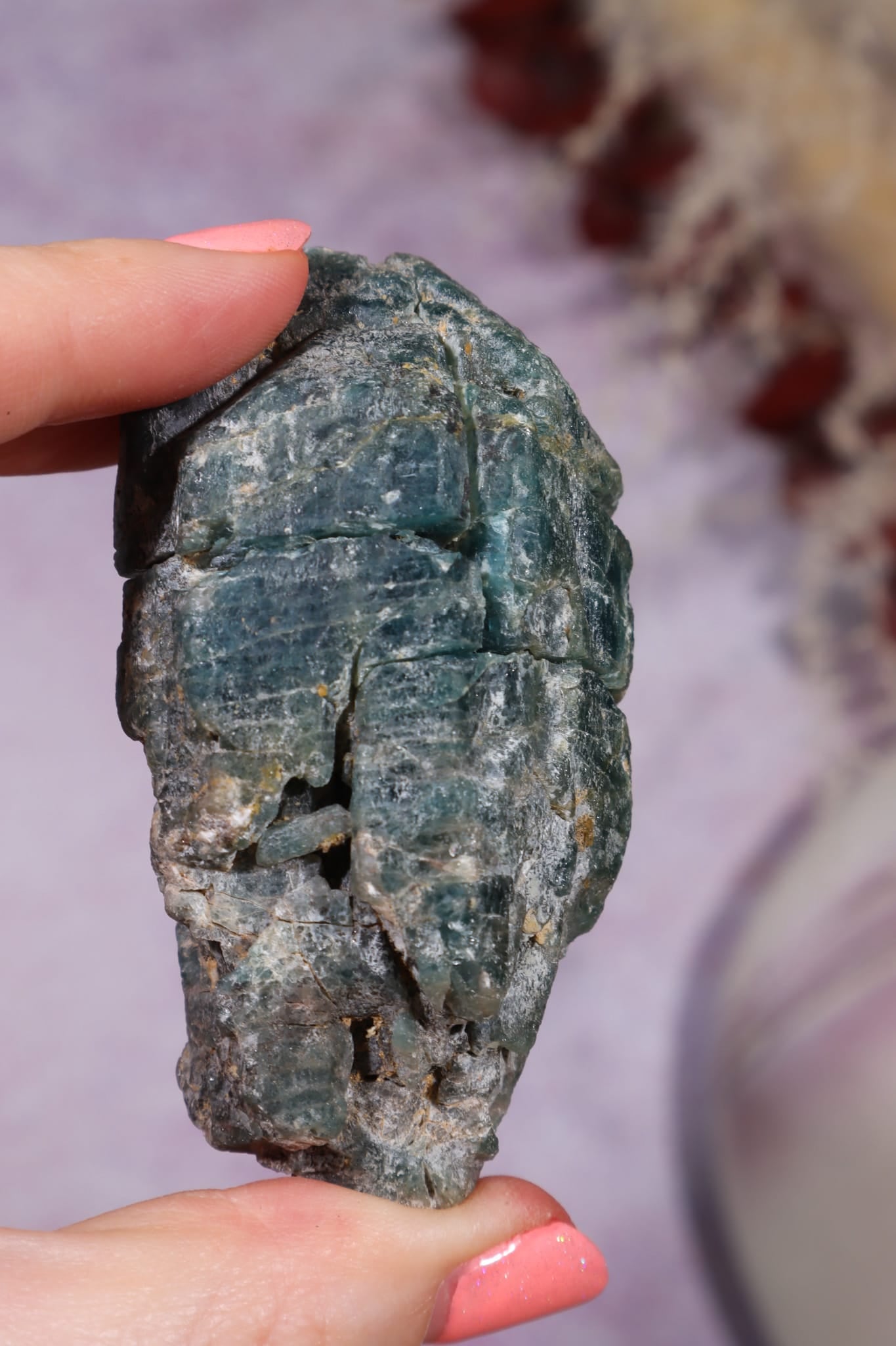 Blue Apatite | 143g | India Minerals Tali & Loz Crystals