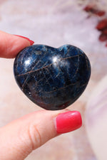 Blue Apatite Heart, Sold as Seen Hearts Tali & Loz Crystals