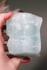 Blue Aragonite Rough Freeform 288gr - Tali & Loz Crystals