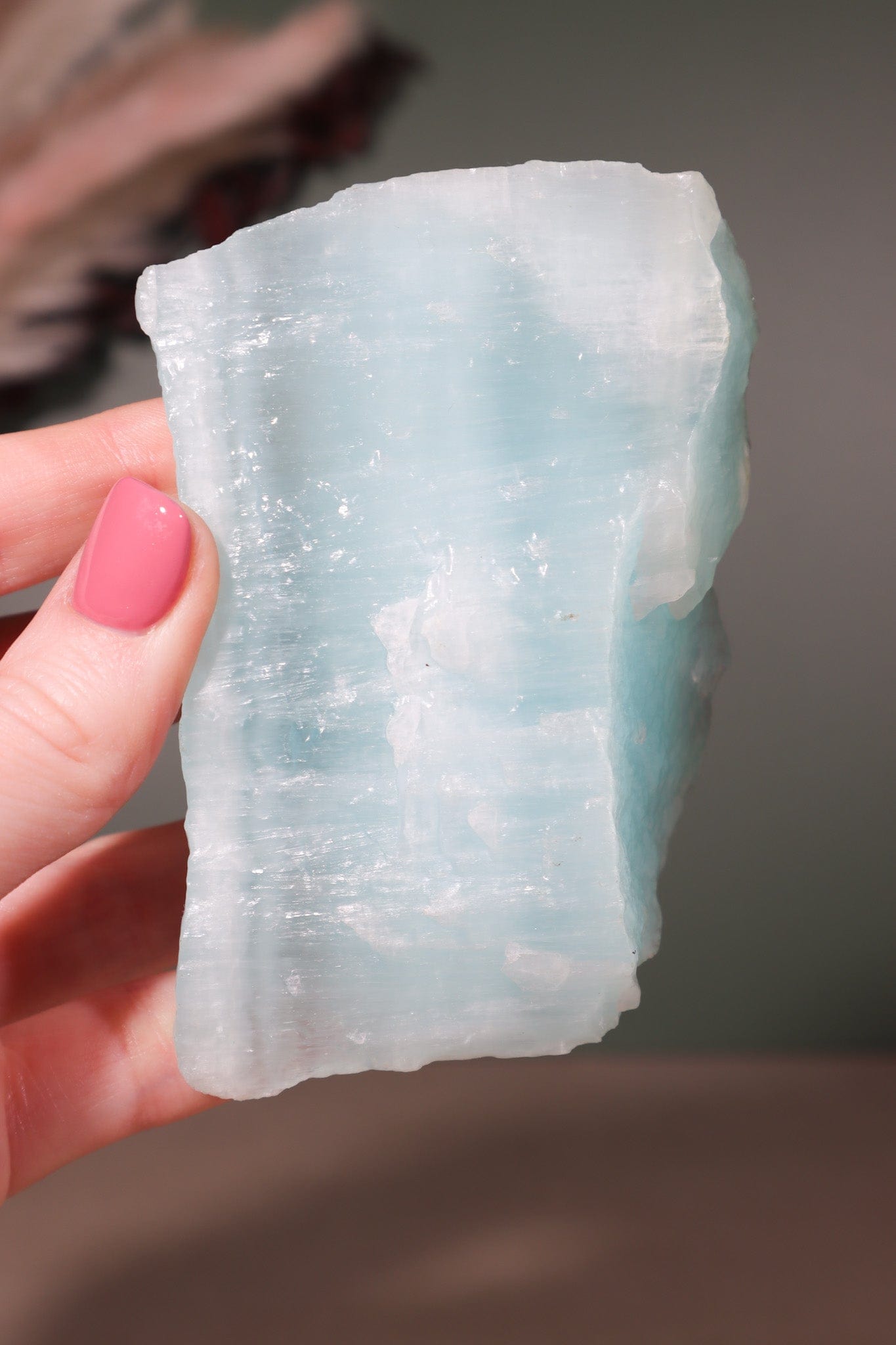 Blue Aragonite Rough Freeform 288gr - Tali & Loz Crystals