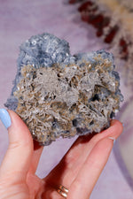 Blue Baryte Bladed Crystal Specimen 8.5cm  | Cavnic Mine, Romania Minerals Tali & Loz Crystals