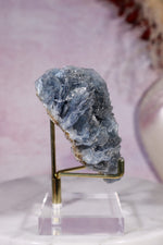 Blue Baryte Bladed Crystal Specimen 8.5cm  | Cavnic Mine, Romania Minerals Tali & Loz Crystals