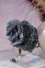 Blue Baryte Bladed Crystal Specimen 8.5cm  | Cavnic Mine, Romania Minerals Tali & Loz Crystals