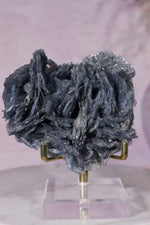 Blue Baryte Bladed Crystal Specimen 8.5cm  | Cavnic Mine, Romania Minerals Tali & Loz Crystals