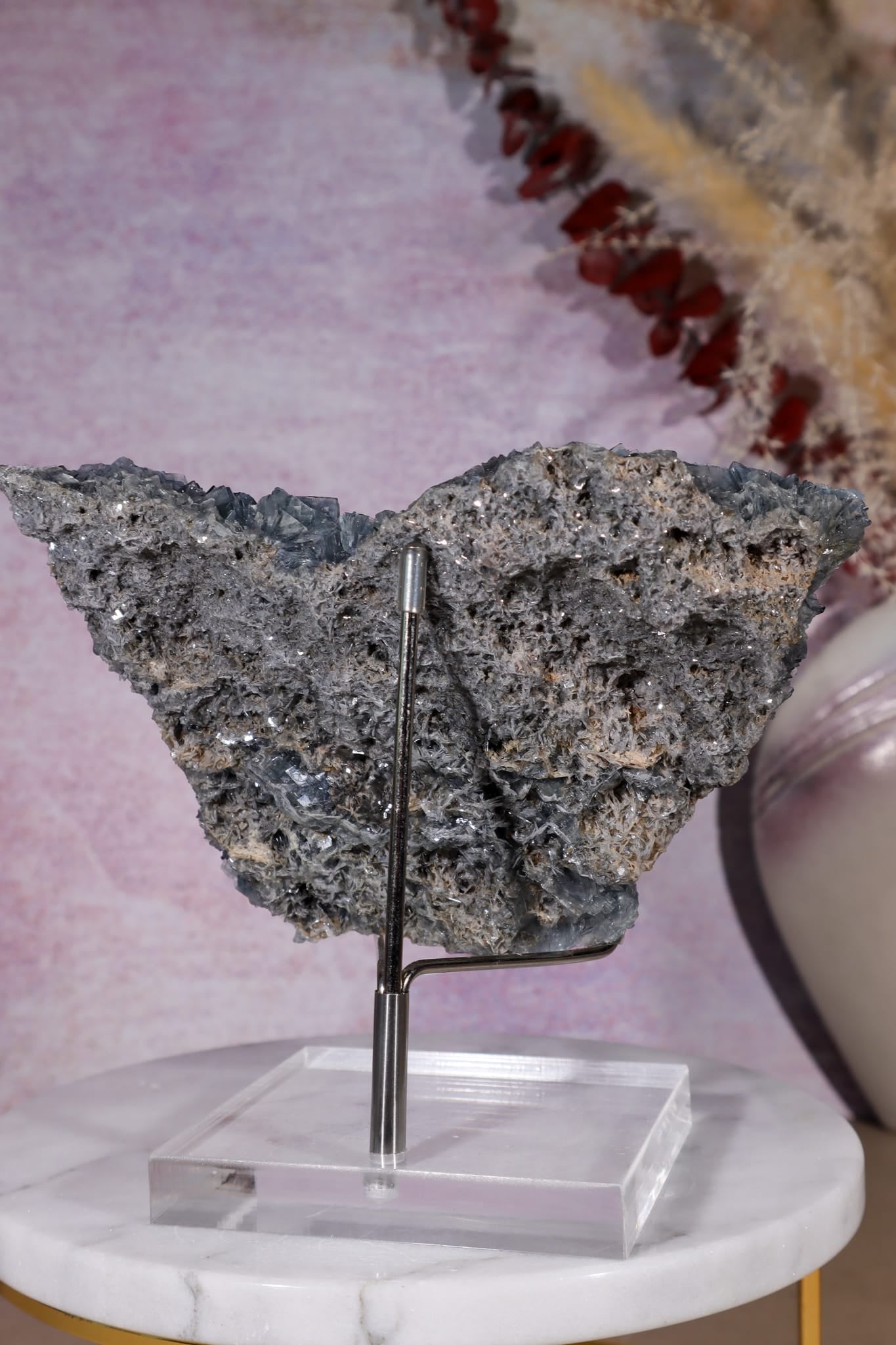 Blue Baryte Crystal Cluster Specimen 14.3cm | Sold as Seen Minerals Tali & Loz Crystals