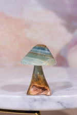 Blue Calcite Mushroom Mushrooms Tali & Loz Crystals