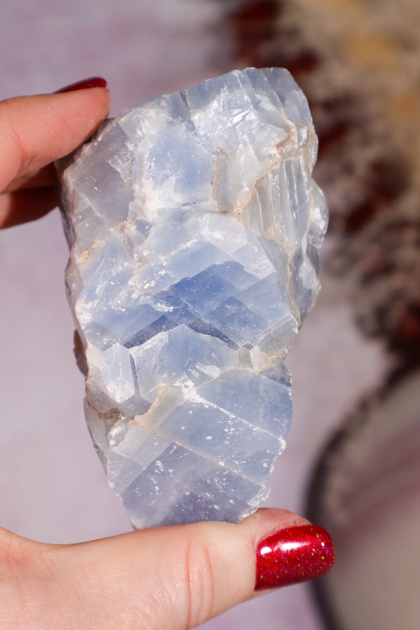 Blue Calcite Rough Crystals Rough Crystals Tali & Loz Crystals