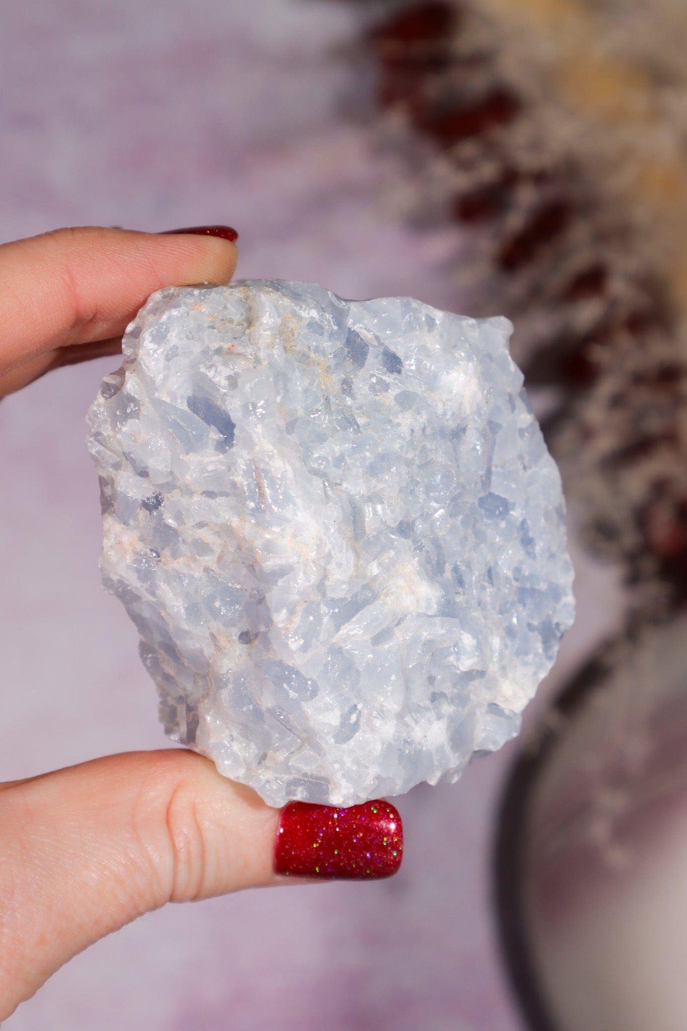 Blue Calcite Rough Crystals Rough Crystals Tali & Loz Crystals