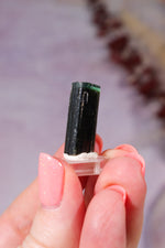 Blue Cap Tourmaline with Green Tourmaline | 3.58g | Brazil Minerals Tali & Loz Crystals