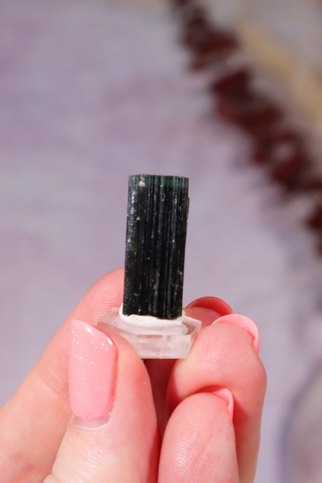 Blue Cap Tourmaline with Green Tourmaline | 3.58g | Brazil Minerals Tali & Loz Crystals