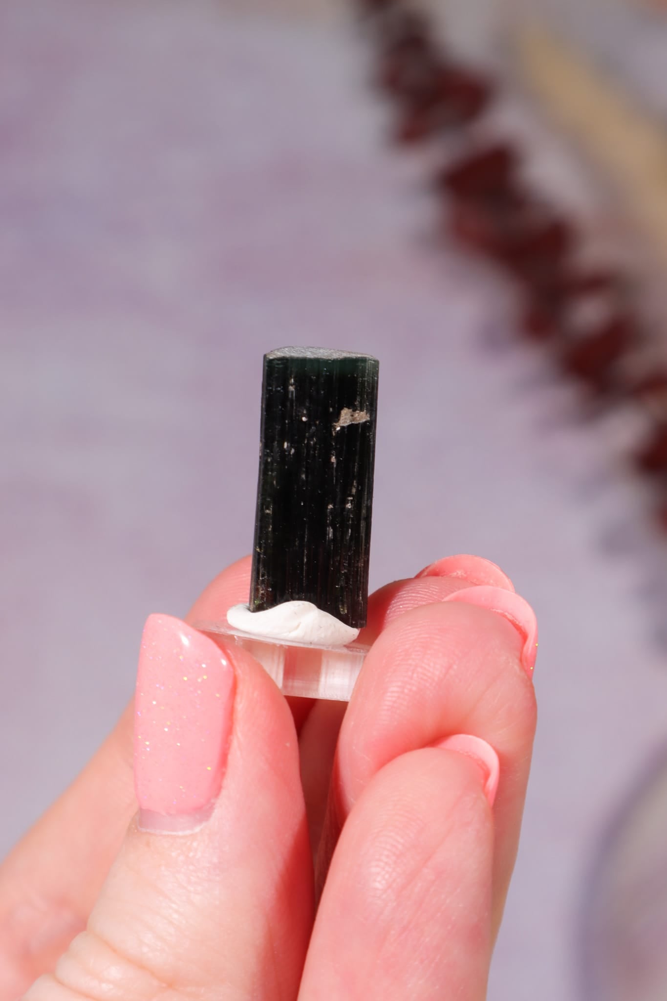 Blue Cap Tourmaline with Green Tourmaline | 3.58g | Brazil Minerals Tali & Loz Crystals