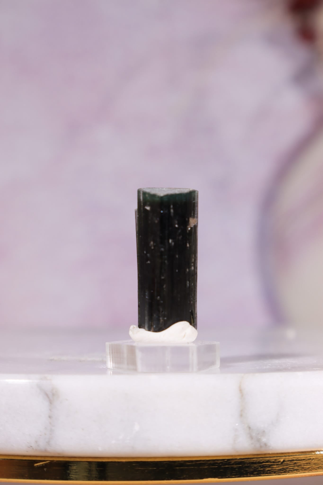 Blue Cap Tourmaline with Green Tourmaline | 3.58g | Brazil Minerals Tali & Loz Crystals