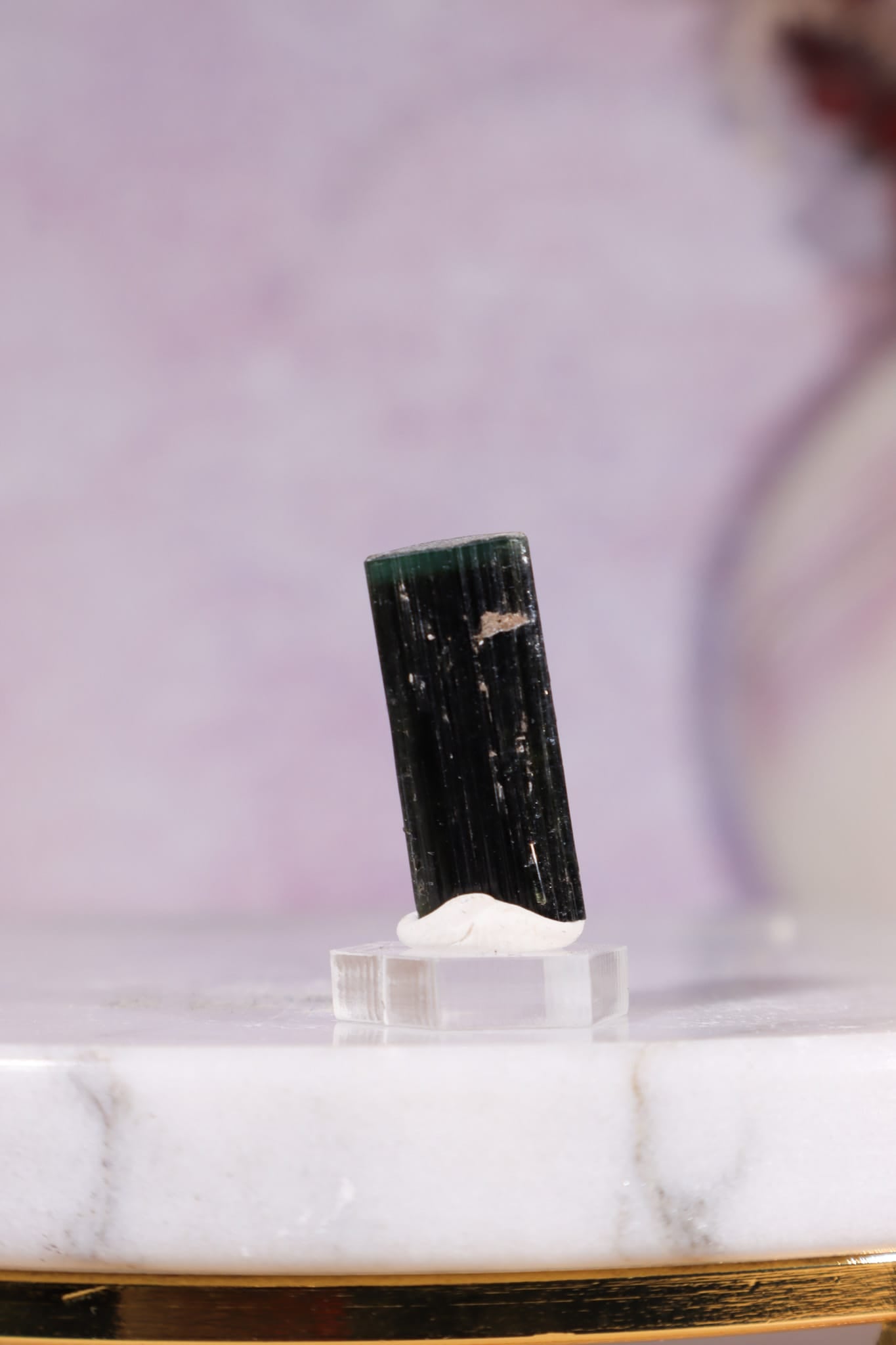 Blue Cap Tourmaline with Green Tourmaline | 3.58g | Brazil Minerals Tali & Loz Crystals