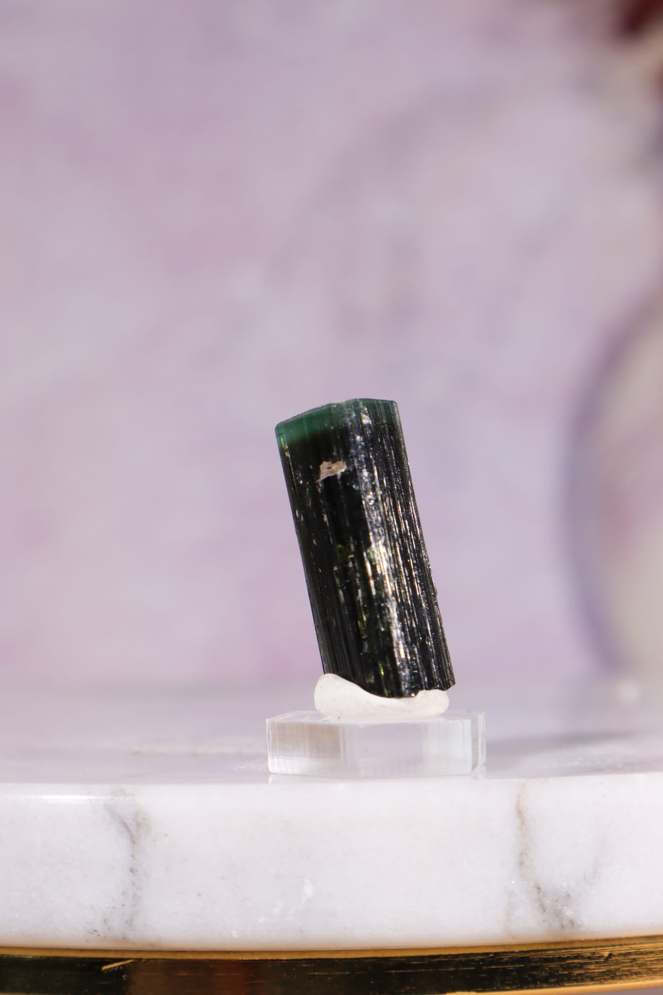 Blue Cap Tourmaline with Green Tourmaline | 3.58g | Brazil Minerals Tali & Loz Crystals