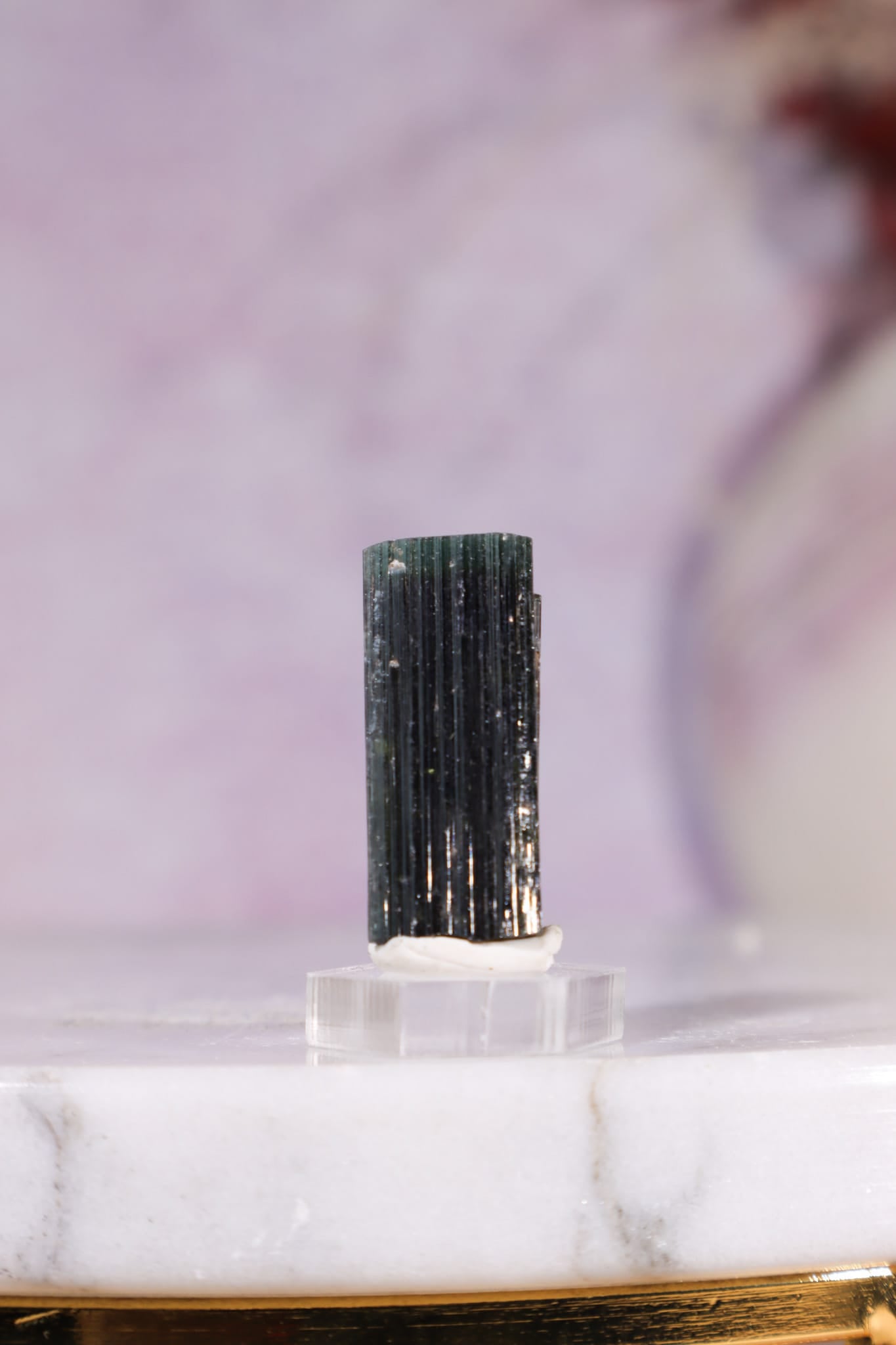 Blue Cap Tourmaline with Green Tourmaline | 3.58g | Brazil Minerals Tali & Loz Crystals