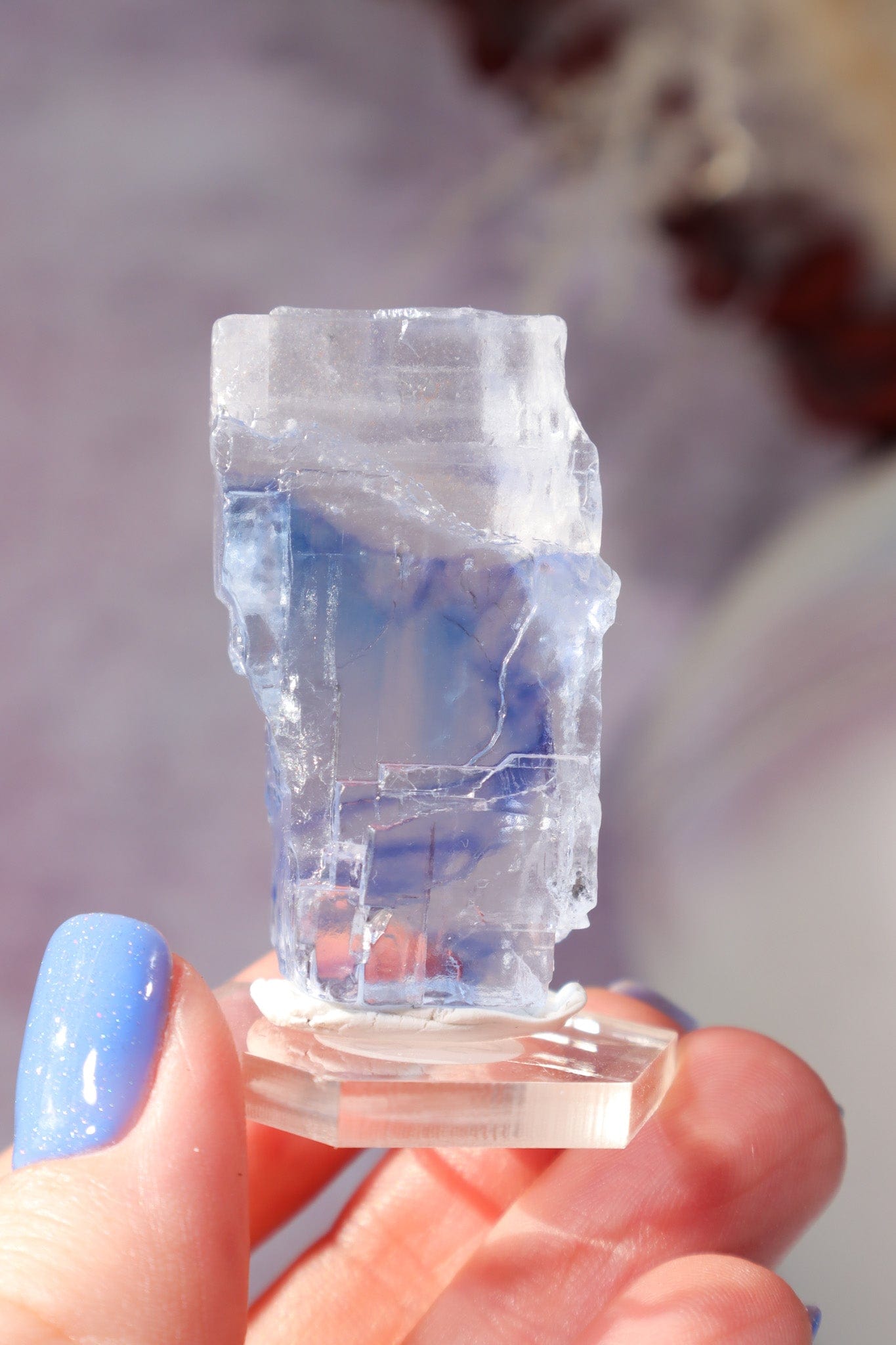 Blue Halite 25gr | Igdir- Turkey Minerals Tali & Loz Crystals