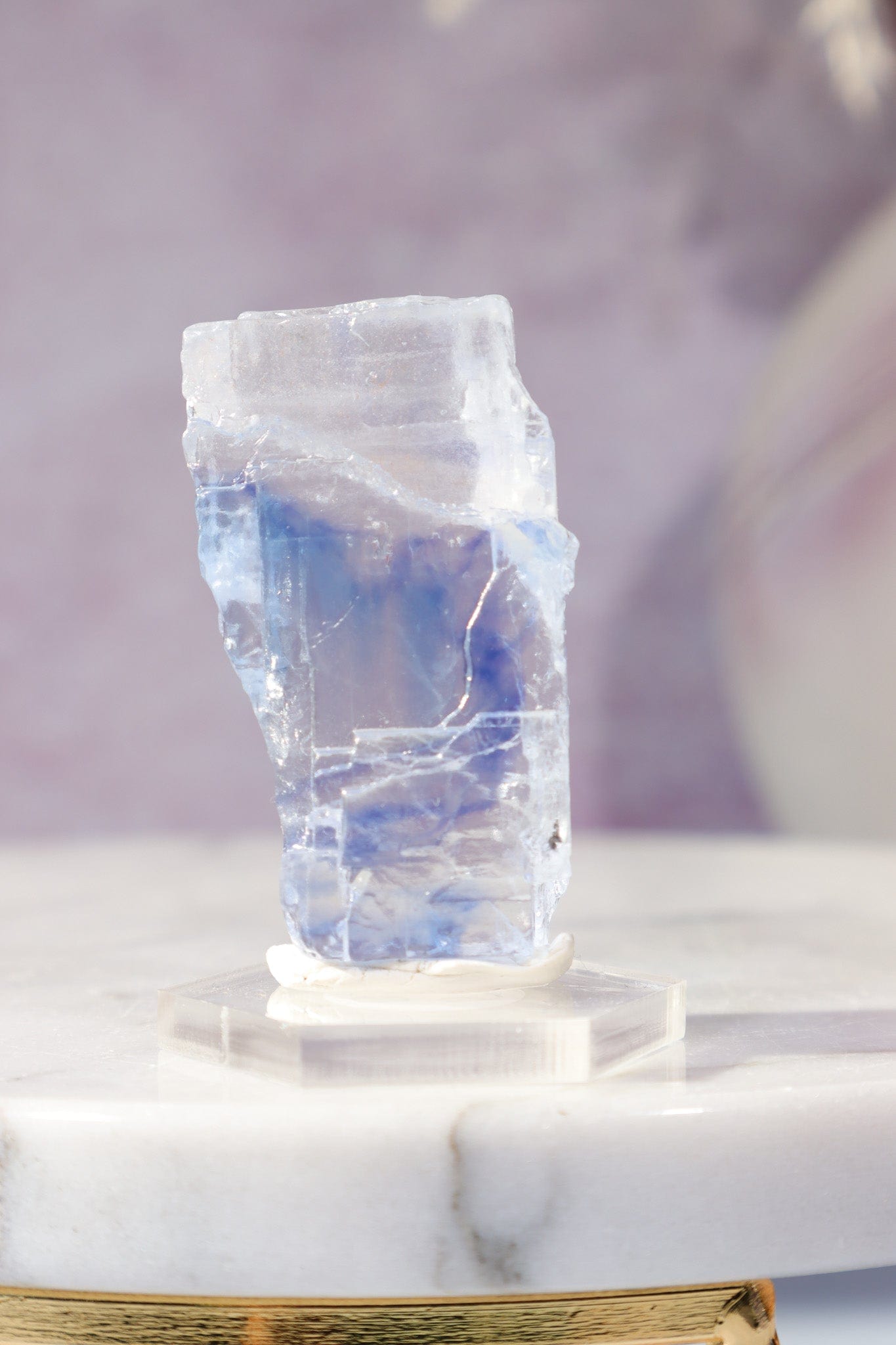 Blue Halite 25gr | Igdir- Turkey Minerals Tali & Loz Crystals