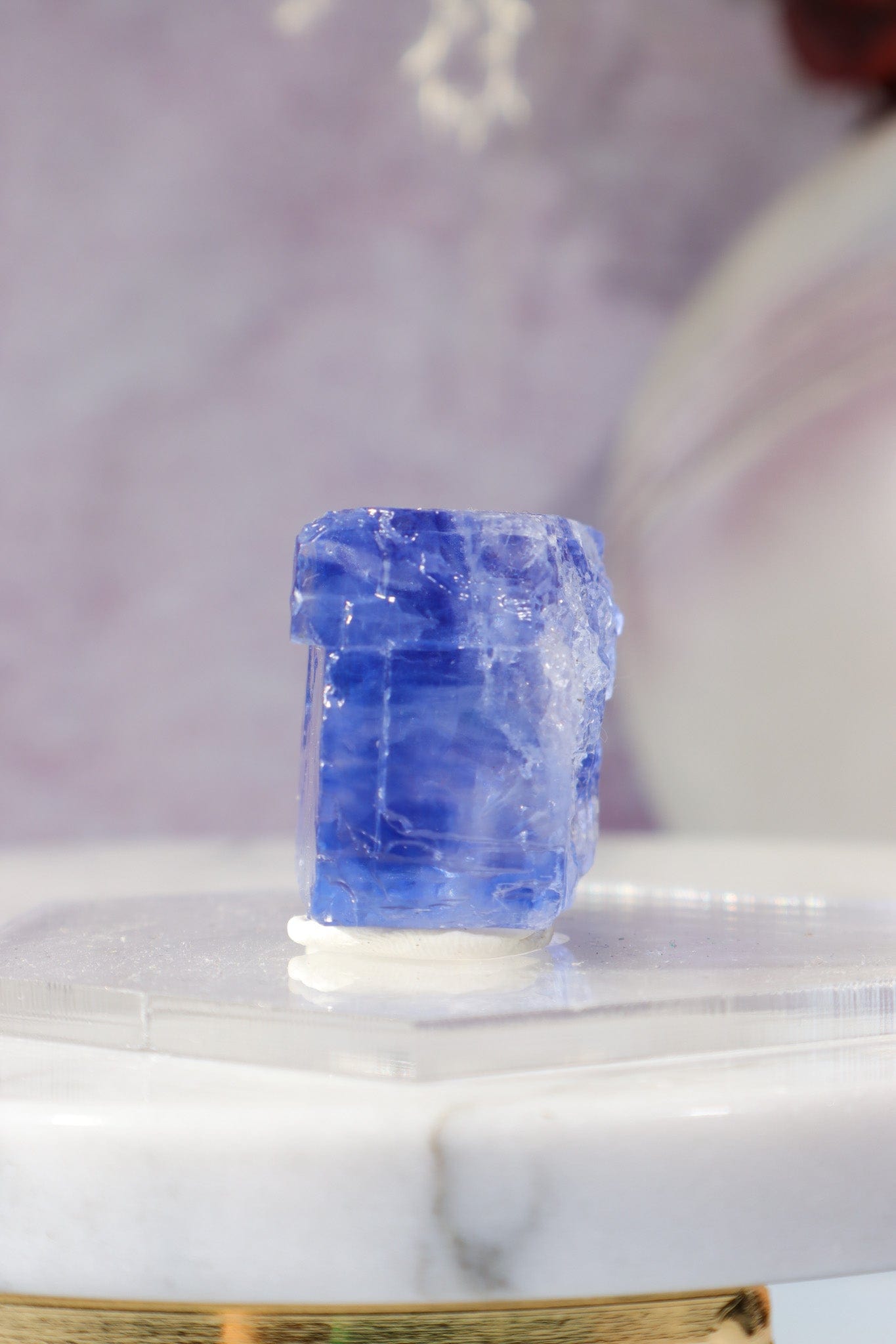 Blue Halite 41gr | Igdir- Turkey Minerals Tali & Loz Crystals