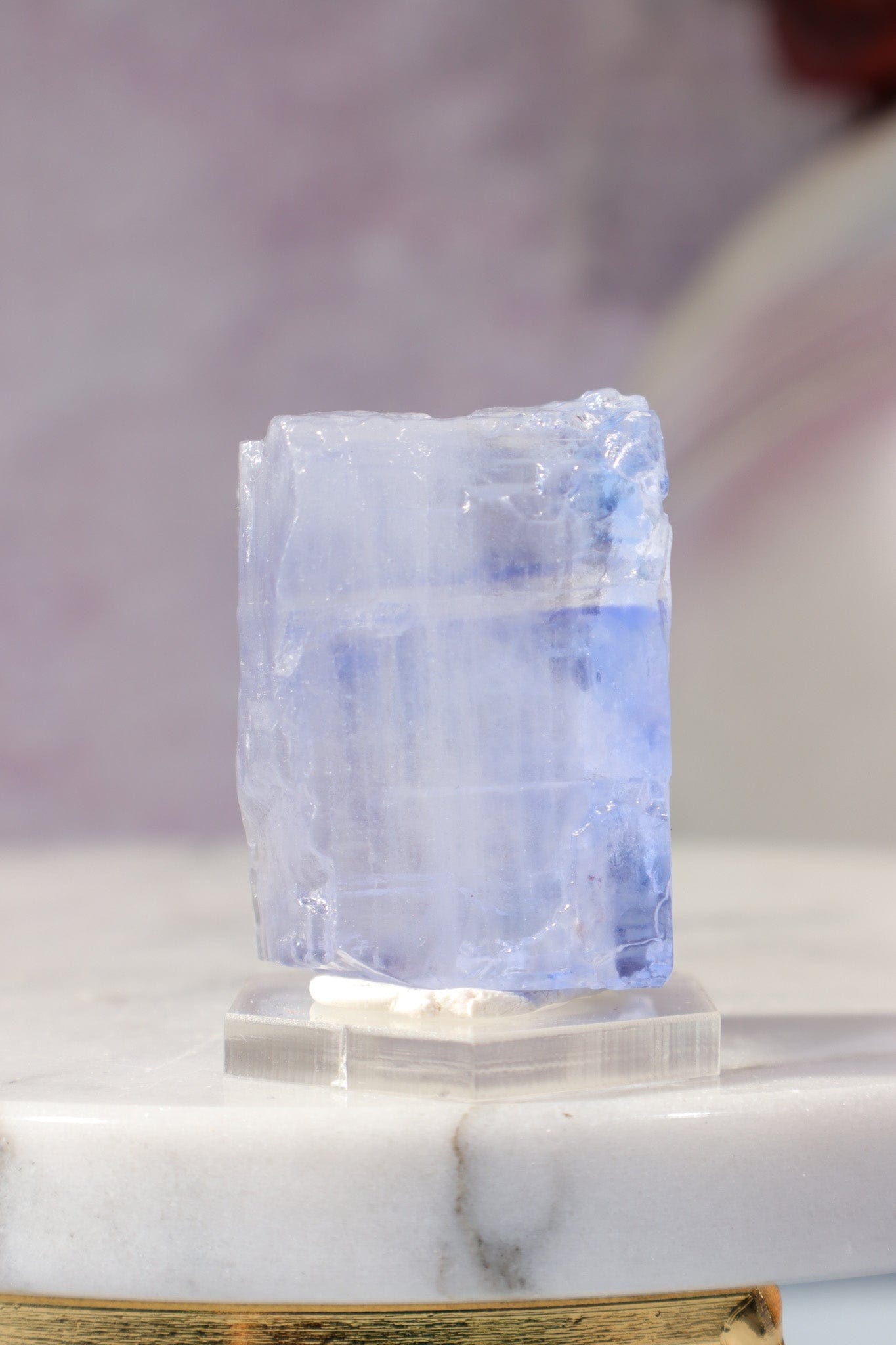 Blue Halite 42gr | Igdir- Turkey Minerals Tali & Loz Crystals