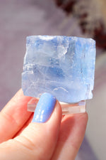 Blue Halite 46gr | Igdir- Turkey Minerals Tali & Loz Crystals