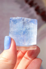 Blue Halite 46gr | Igdir- Turkey Minerals Tali & Loz Crystals