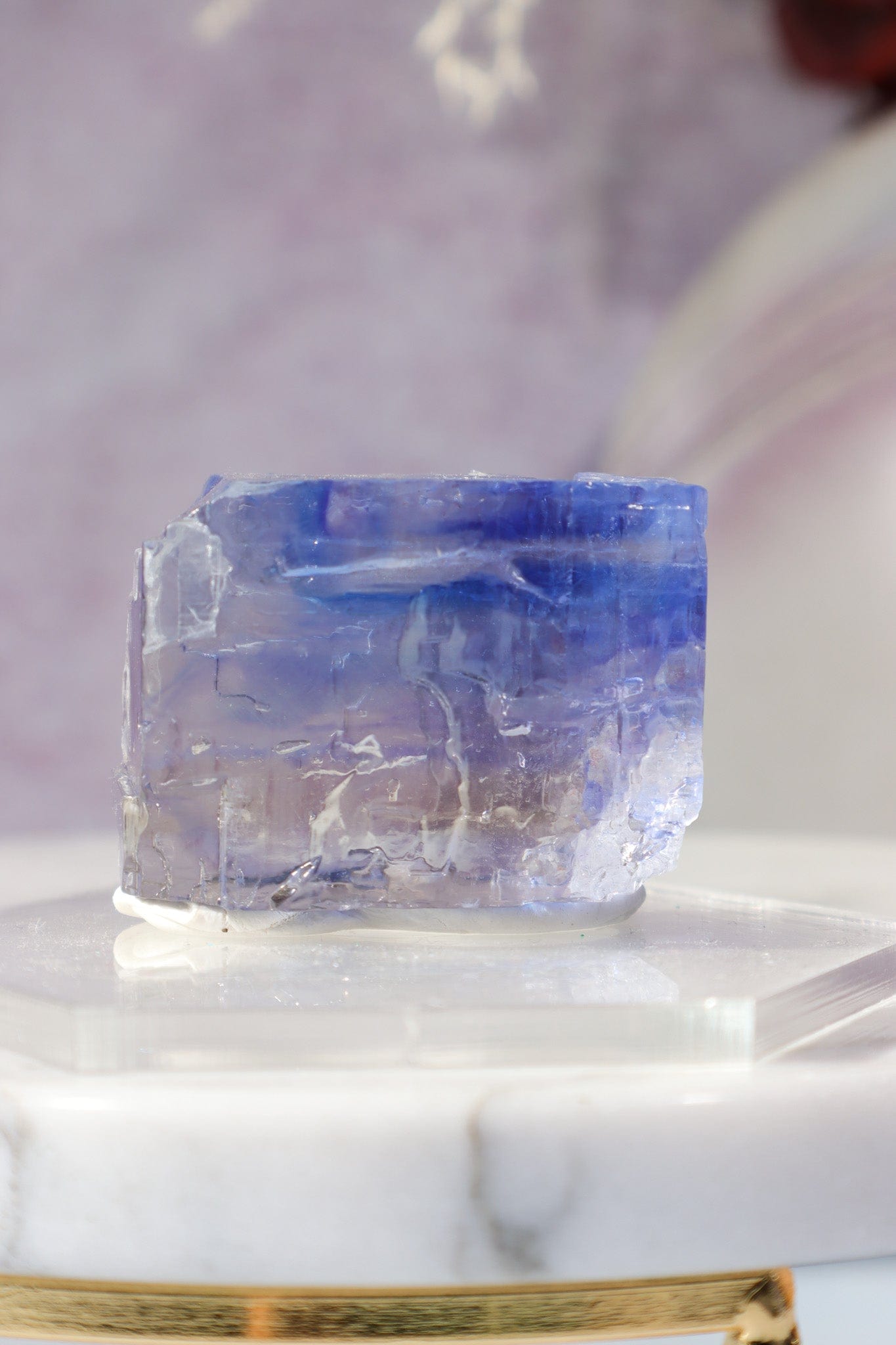 Blue Halite 50.5gr | Igdir- Turkey Minerals Tali & Loz Crystals