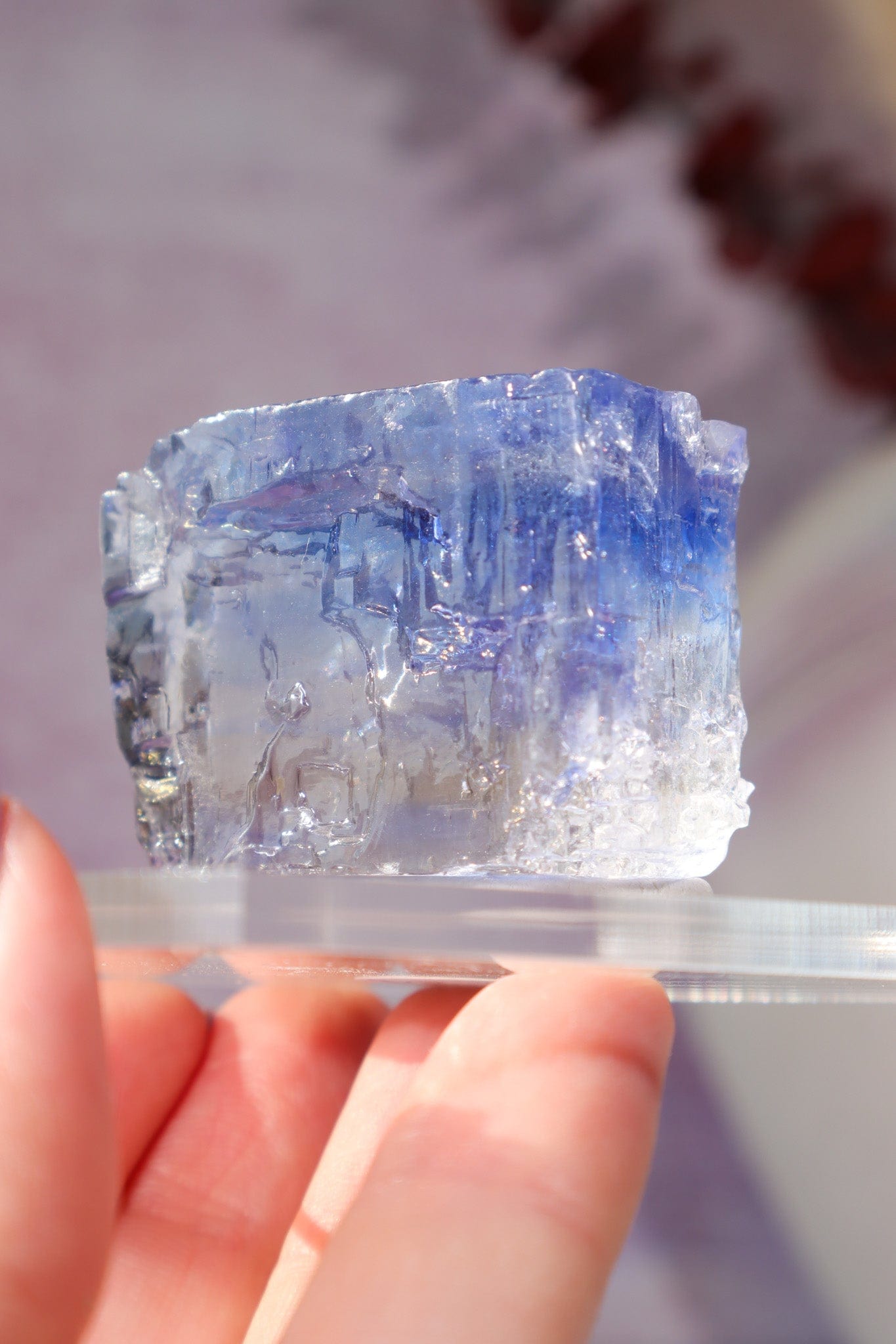 Blue Halite 50.5gr | Igdir- Turkey Minerals Tali & Loz Crystals