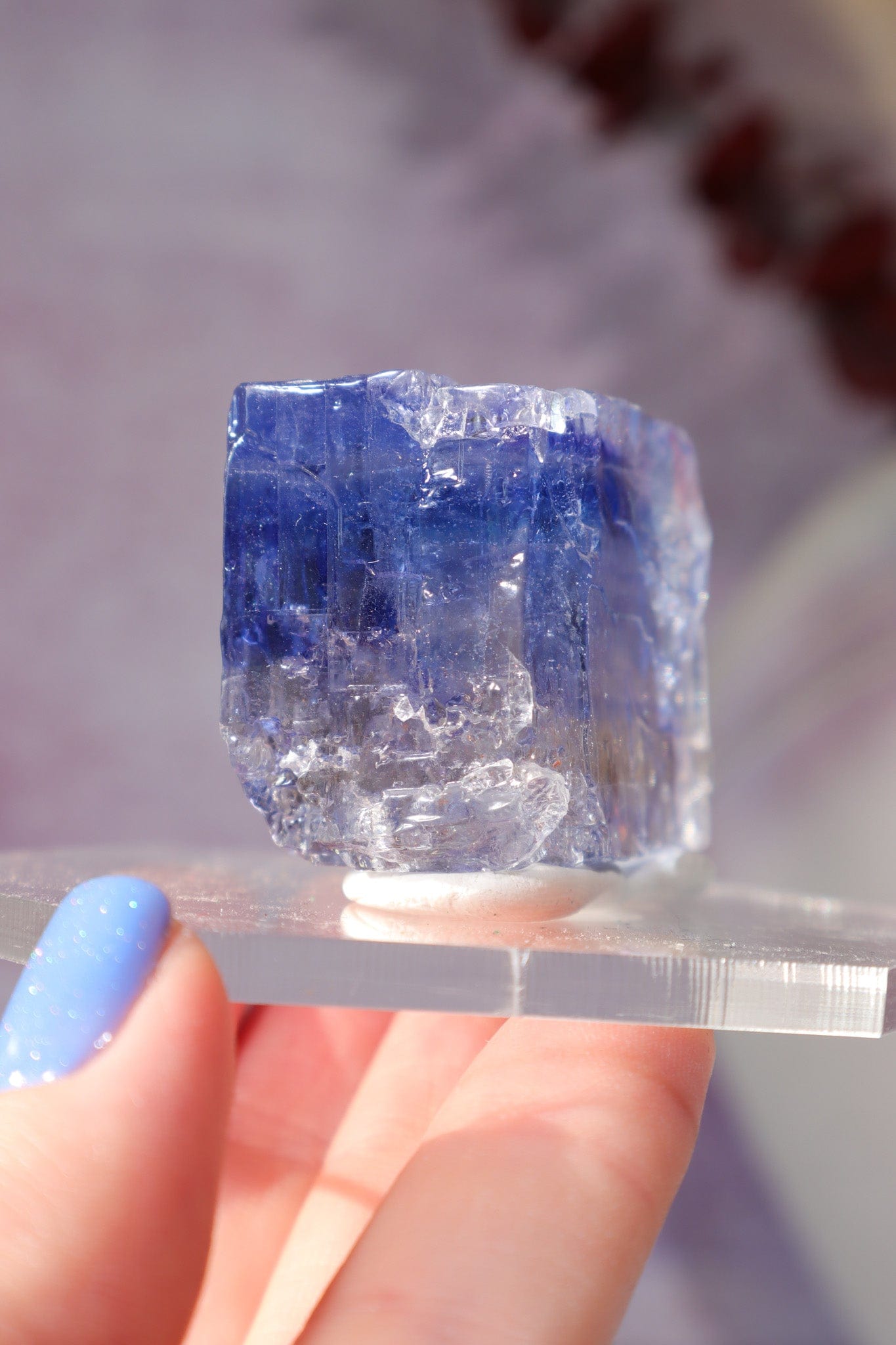 Blue Halite 50.5gr | Igdir- Turkey Minerals Tali & Loz Crystals
