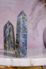 Blue Kyanite Tower | India | Intuitively Chosen Towers Tali & Loz Crystals
