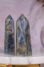 Blue Kyanite Tower | India | Intuitively Chosen Towers Tali & Loz Crystals