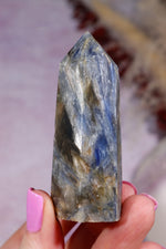 Blue Kyanite Tower | India | Intuitively Chosen Towers Tali & Loz Crystals