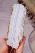 Blue Lace Agate Specimen | 11cm | Namibia Specimen Tali & Loz Crystals