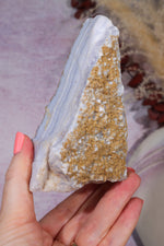 Blue Lace Agate Specimen | 11cm | Namibia Specimen Tali & Loz Crystals